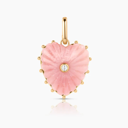 Malene Pink Opal Clip Charm