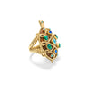 Jeweled Turtle Ring