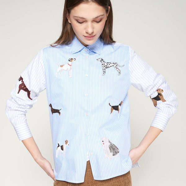 Isa Shirt with Dogs