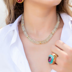 Agatha Crystal Quartz Necklace