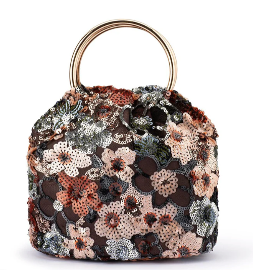 Alfie Floral Sequin Bag