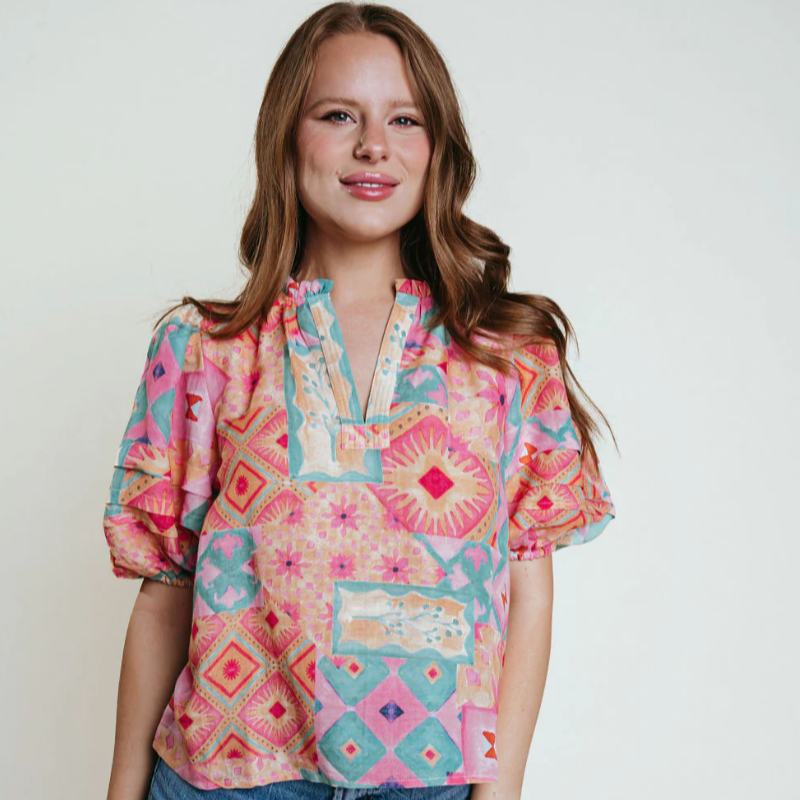 Alix Blouse in St. Lucia