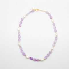 Amethyst & Pearl Necklace