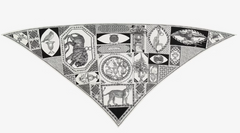 Baracco Triangle Scarf in Black