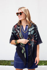 Blake Black Cashmere Scarf