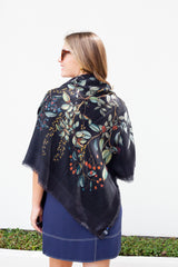 Blake Black Cashmere Scarf