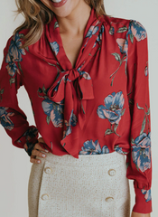 Anna Blouse in Brunswick