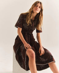 Cara Dress in Espresso