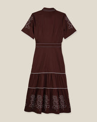 Cara Dress in Espresso