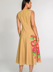 Claire Dress in Poppy Patch