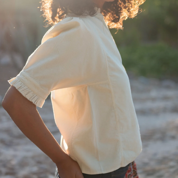 Sweet Clementine Top in Opal