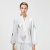 Cupid Linen Shirt in Silver