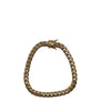 Small Gold Curb Chain Bracelet