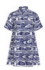Dock Dress in Fish Print