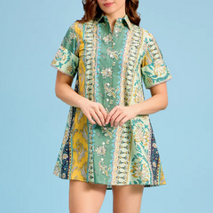 Dock Dress in Paisley Ribbon