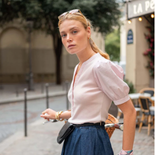 Earhart Ribbed Henley Top