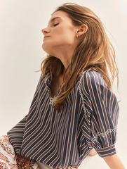 Eleanor Top in Cartolina Navy St.