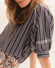 Eleanor Top in Cartolina Navy St.