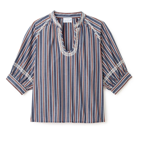 Eleanor Top in Cartolina Navy St.