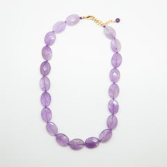 Faceted Amethyst Necklace