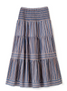 Kylie Midi Skirt in Cartolina Navy St.