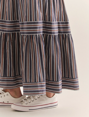 Kylie Midi Skirt in Cartolina Navy St.