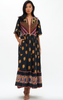 Flirty V-Neck Maxi inn Lucknow Black