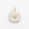 Carved Flower Charm