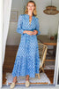 Frances Dress 3 in Little Marigolds Danube