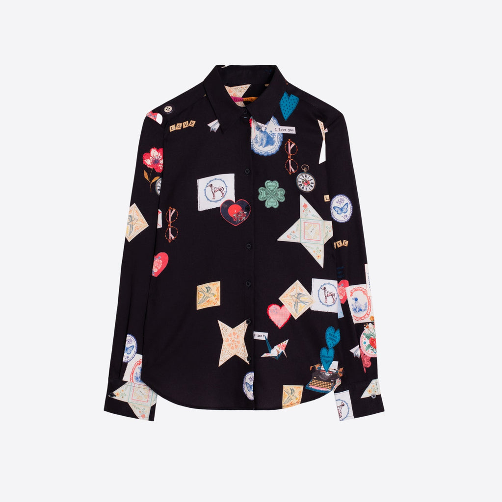 Gaby Shirt in Love Print