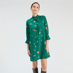 Gara Dress in Green Cupid