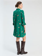 Gara Dress in Green Cupid