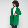 Green Double Breasted Coat