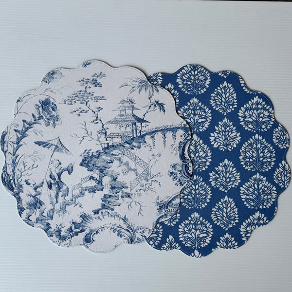 VIDA Chinoiserie Reversible Placemats