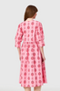 Ingrid Dress in Scarlet Blossom