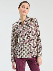 Isa Shirt in Geometric Print