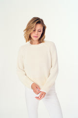 Two Tone Plaited Sweater