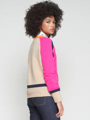 JR Color-block Sweater