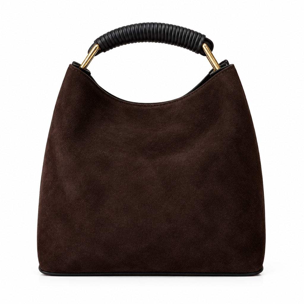 Joelle Suede Handbag