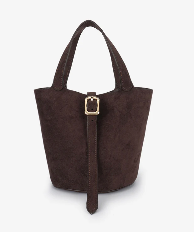 Joya Faux Suede Mini Bucket