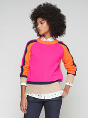 JR Color-block Sweater