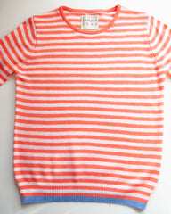 Tipped Little Stripe Crew