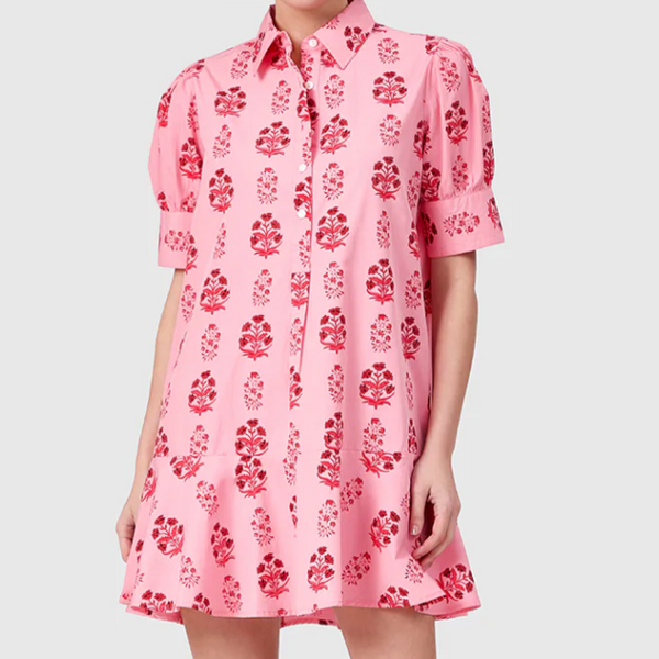Liv Dress in Scarlet Blossom