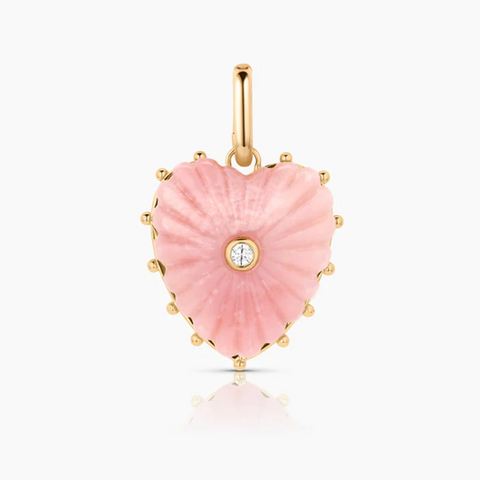 Malene Pink Opal Clip Charm