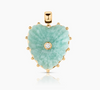 Malene Amazonite Heart Charm