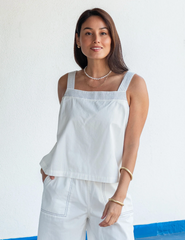 Jolie Tank in White