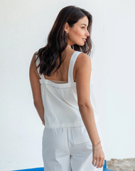 Jolie Tank in White