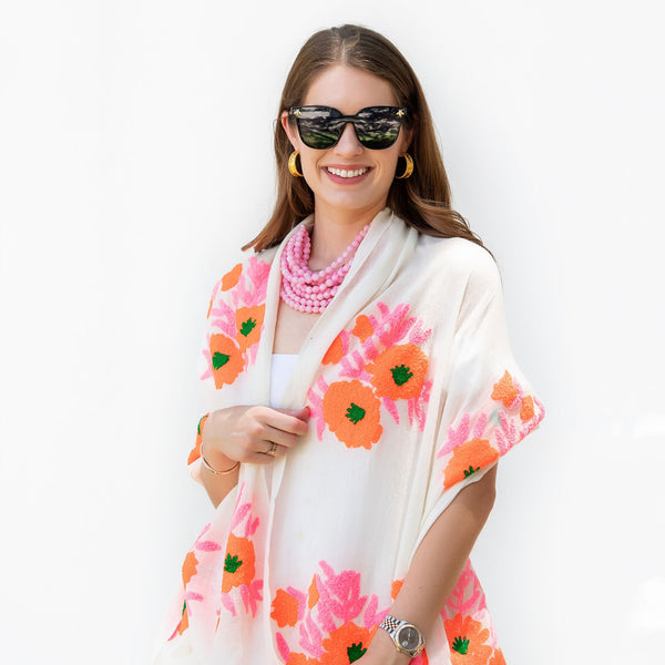 Mexican Floral Pashmina