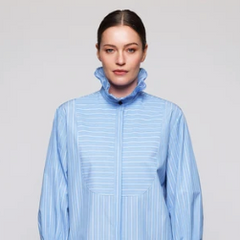 Blue Striped Cotton Shirt