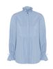 Blue Striped Cotton Shirt